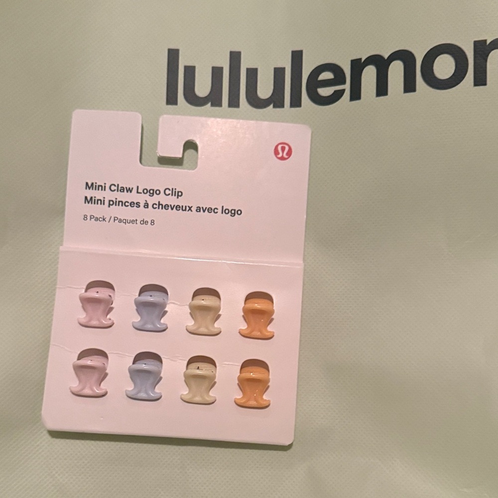 Lululemon Mini Claw Logo Clips